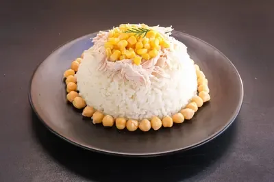 Tavuklu Nohutlu Mısırlı Pilav